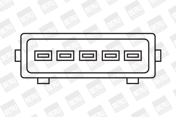 BERU Катушка зажигания ZSE004