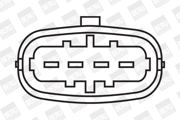 BERU Катушка зажигания ZSE055