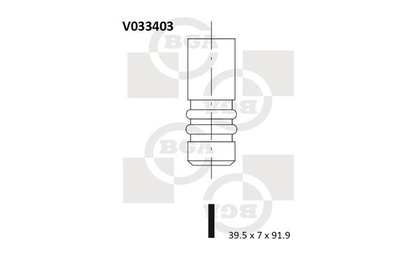 BGA Впускной клапан V033403