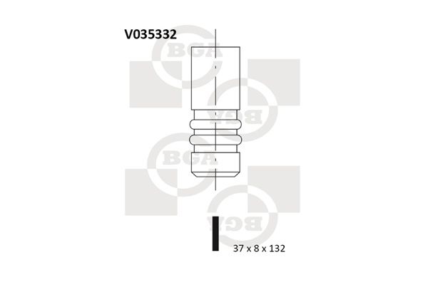 BGA angos vožtuvas V035332