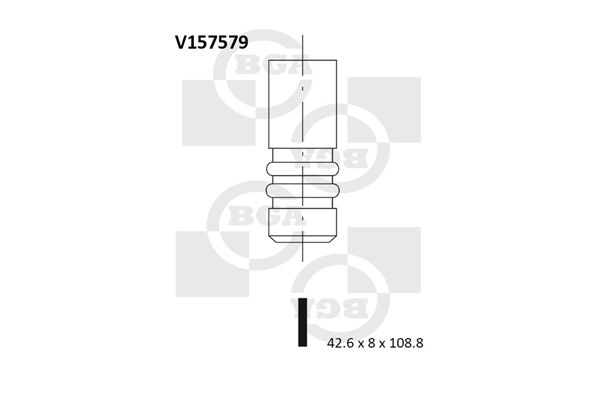 BGA įvado vožtuvas V157579