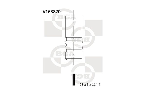 BGA įvado vožtuvas V163870