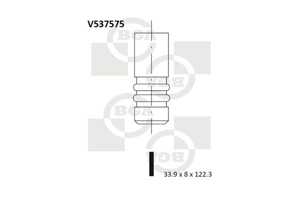 BGA įvado vožtuvas V537575