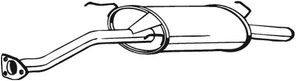 BOSAL galinis duslintuvas 278-603