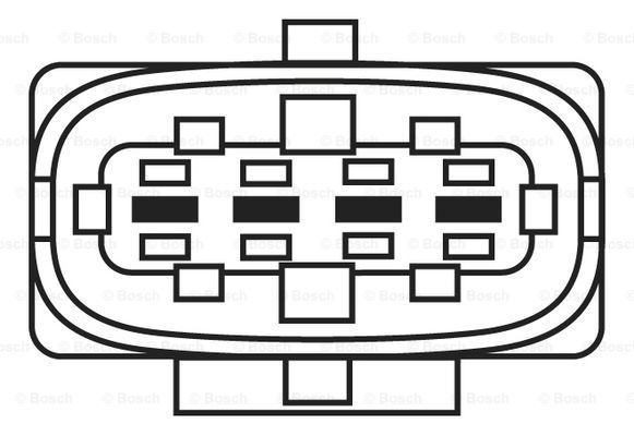 BOSCH Лямбда-зонд 0 258 006 758
