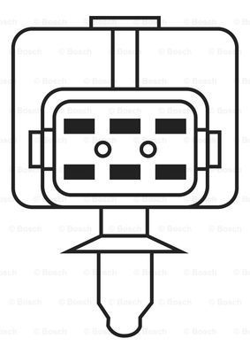 BOSCH Лямбда-зонд 0 258 007 206
