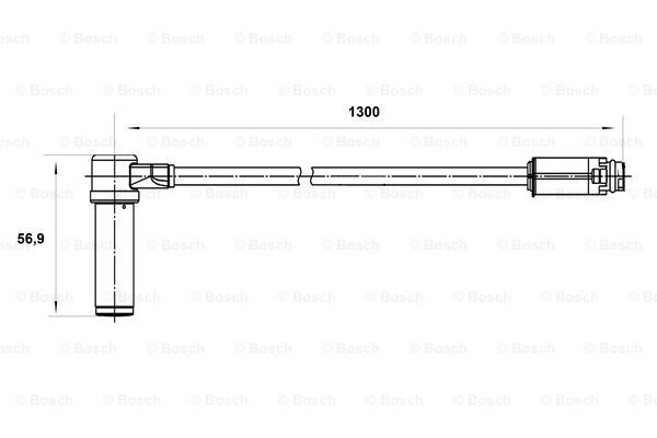 BOSCH jutiklis, rato greitis 0 265 004 025