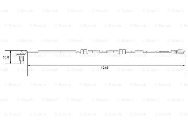 BOSCH Датчик, частота вращения колеса 0 265 007 666