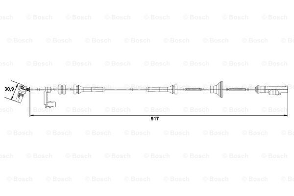 BOSCH jutiklis, rato greitis 0 265 007 688