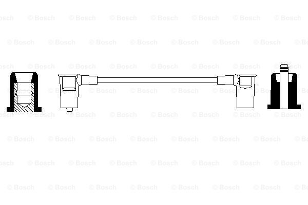 BOSCH Провод зажигания 0 356 904 067