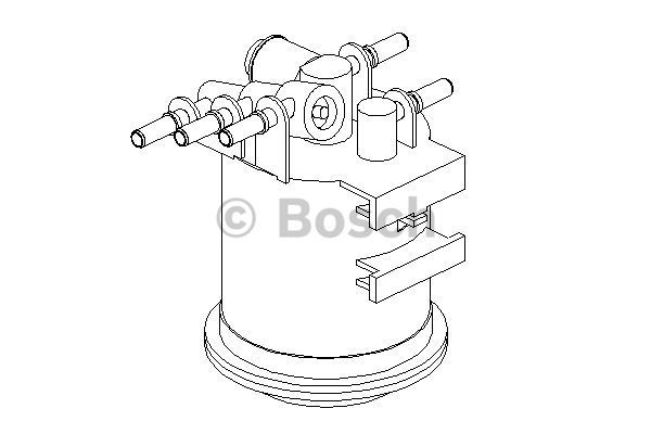 BOSCH Топливный фильтр 0 450 906 455