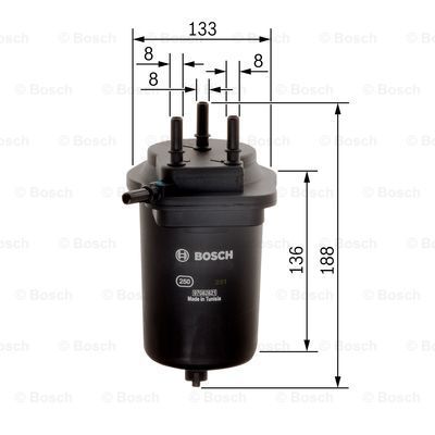 BOSCH Топливный фильтр 0 450 906 469