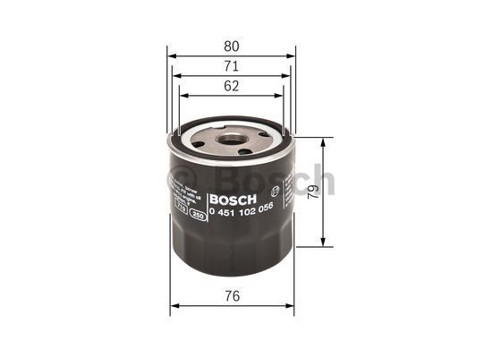 BOSCH Масляный фильтр 0 451 103 354