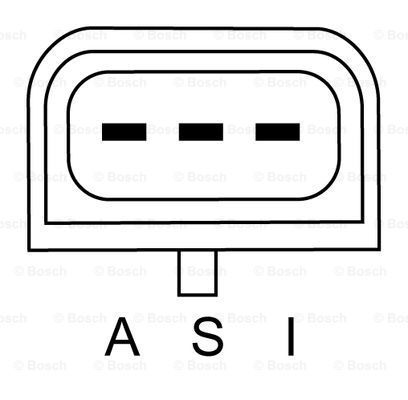BOSCH kintamosios srovės generatorius 0 986 080 390