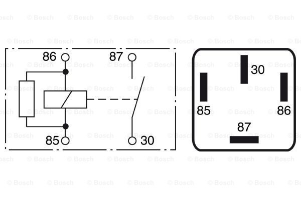 BOSCH daugiafunkcė relė 0 986 332 003