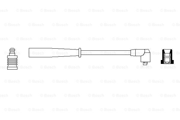 BOSCH Провод зажигания 0 986 356 093