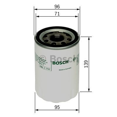 BOSCH Масляный фильтр 0 986 452 046