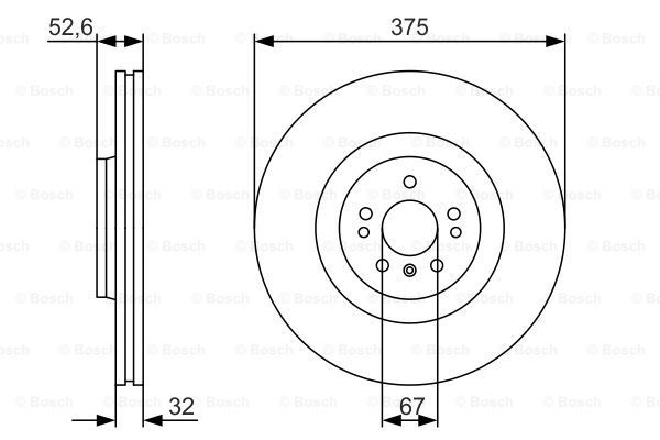 BOSCH Тормозной диск 0 986 479 R31