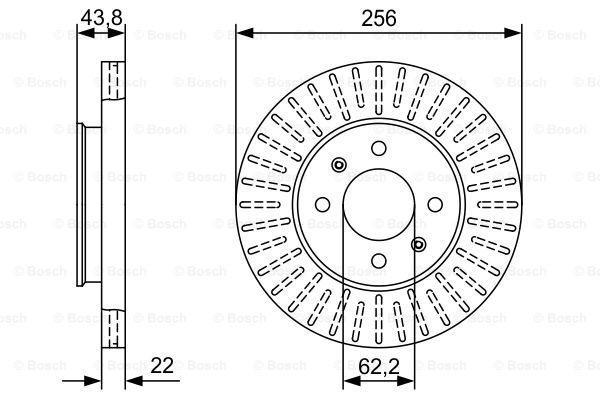 BOSCH Тормозной диск 0 986 479 W05