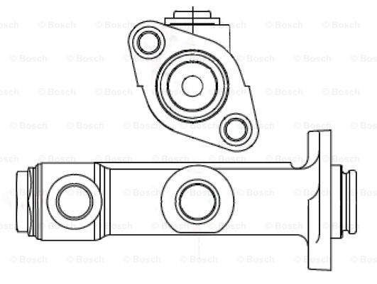 BOSCH pagrindinis cilindras, sankaba 0 986 486 000