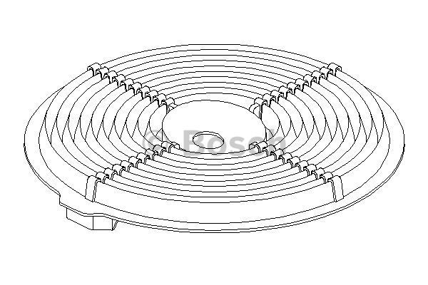 BOSCH oro filtras 1 457 433 785