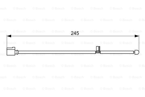 BOSCH Сигнализатор, износ тормозных колодок 1 987 473 068