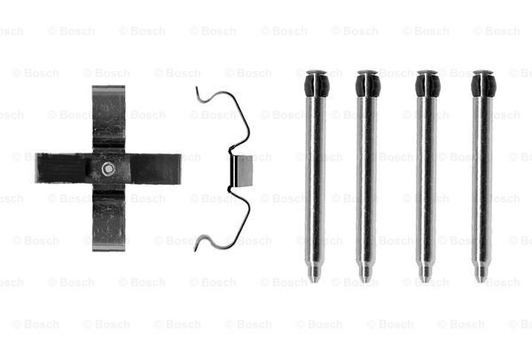 BOSCH Комплектующие, колодки дискового тормоза 1 987 474 277