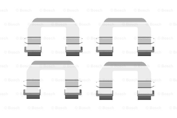 BOSCH priedų komplektas, diskinių stabdžių trinkelės 1 987 474 439