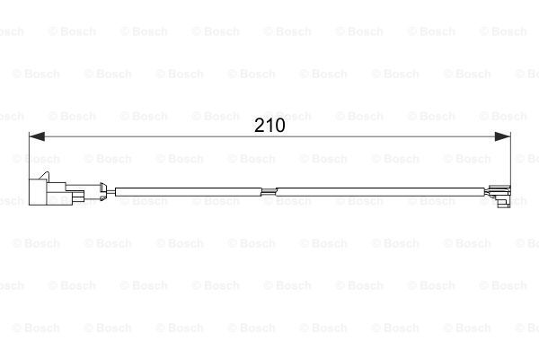 BOSCH Сигнализатор, износ тормозных колодок 1 987 474 520