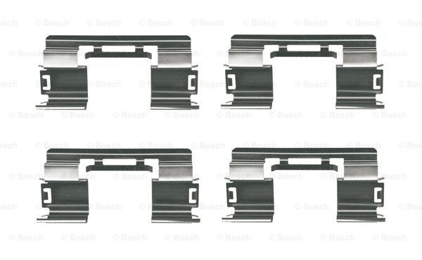 BOSCH priedų komplektas, diskinių stabdžių trinkelės 1 987 474 746
