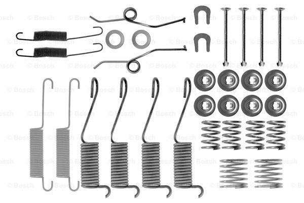 BOSCH priedų komplektas, stabdžių trinkelės 1 987 475 143