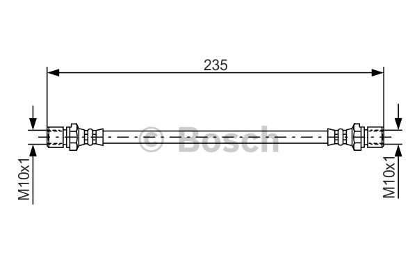 BOSCH Тормозной шланг 1 987 476 020