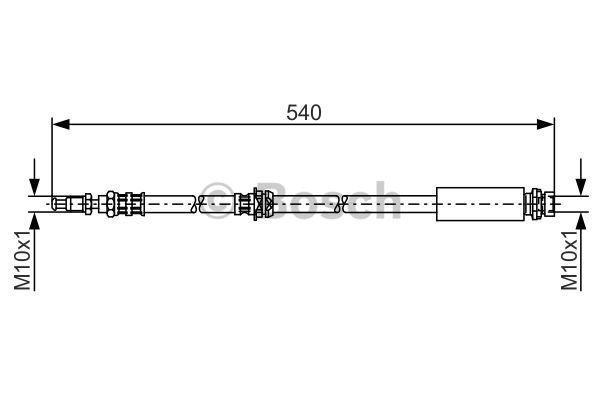 BOSCH Тормозной шланг 1 987 476 057