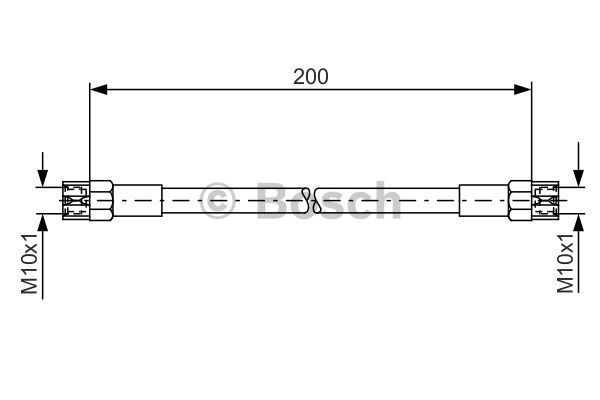 BOSCH stabdžių žarnelė 1 987 476 062