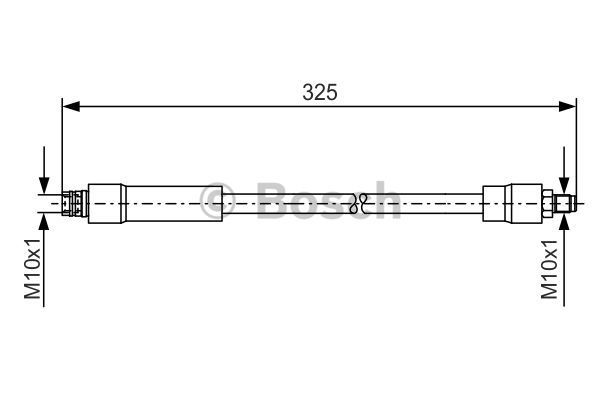 BOSCH Тормозной шланг 1 987 476 082