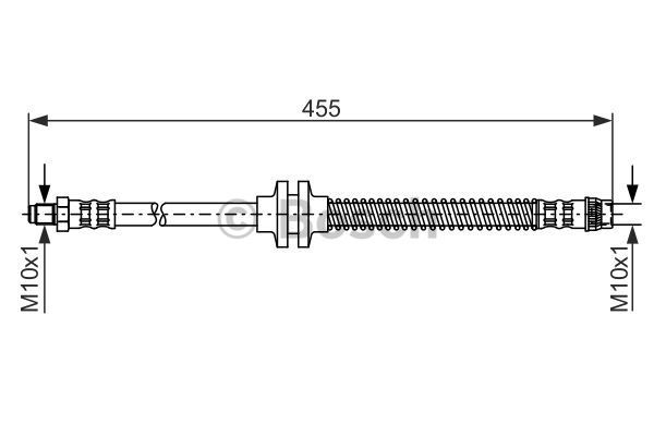 BOSCH Тормозной шланг 1 987 476 126