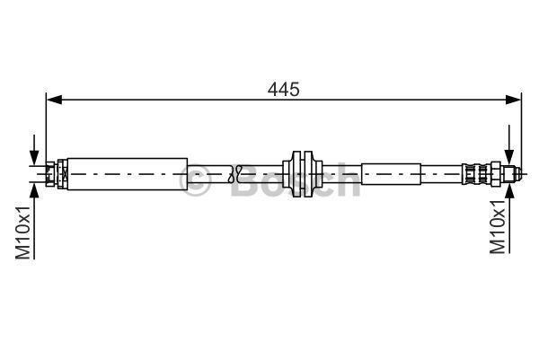 BOSCH Тормозной шланг 1 987 476 180