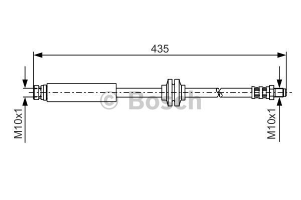 BOSCH Тормозной шланг 1 987 476 182