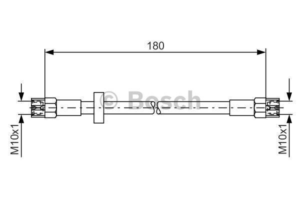 BOSCH Тормозной шланг 1 987 476 216