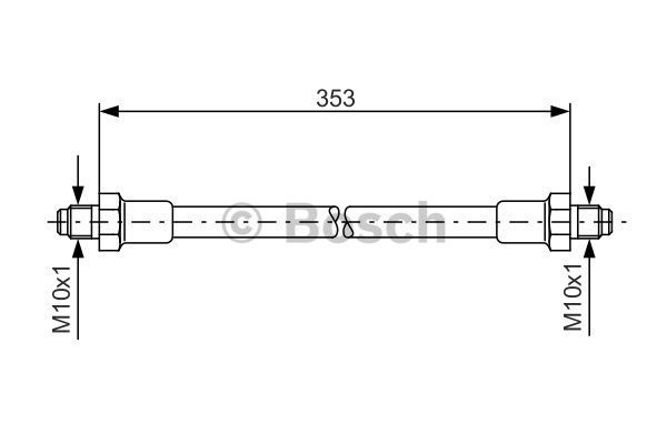 BOSCH Тормозной шланг 1 987 476 352