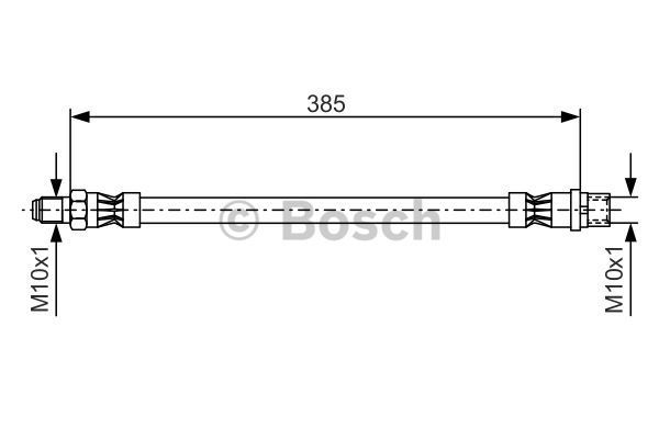 BOSCH Тормозной шланг 1 987 476 439