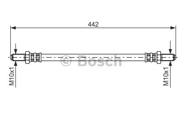 BOSCH Тормозной шланг 1 987 476 469