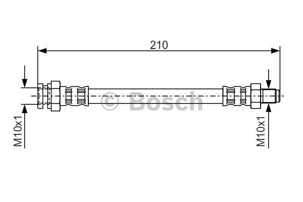 BOSCH Тормозной шланг 1 987 476 502