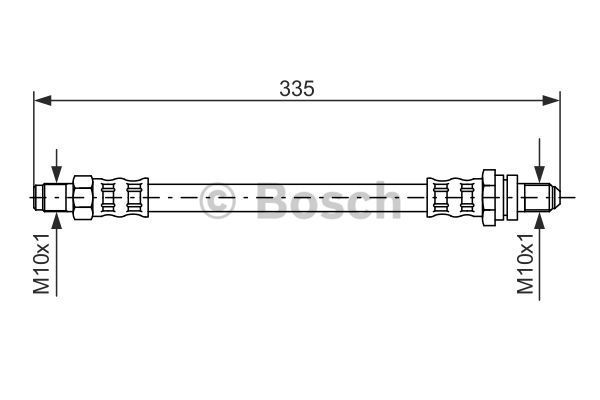 BOSCH Тормозной шланг 1 987 476 600