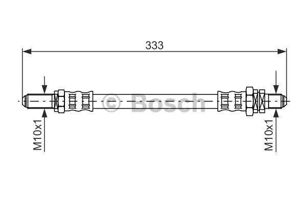 BOSCH Тормозной шланг 1 987 476 619