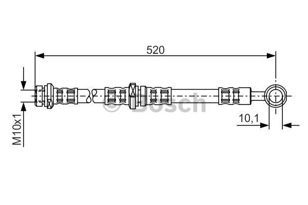 BOSCH Тормозной шланг 1 987 476 768