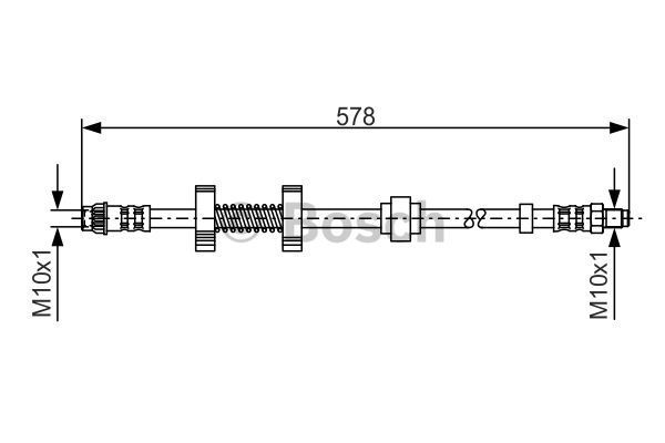 BOSCH stabdžių žarnelė 1 987 476 796