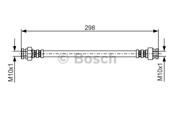 BOSCH Тормозной шланг 1 987 476 937