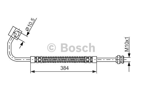 BOSCH stabdžių žarnelė 1 987 476 983