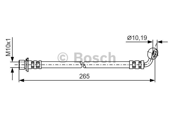 BOSCH Тормозной шланг 1 987 481 128